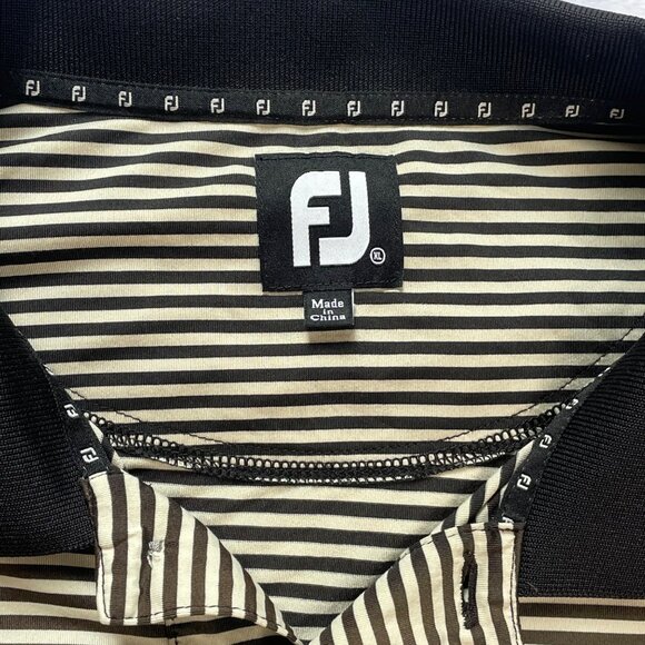FootJoy Carolina National Golf Club Striped Polo Shirt  XL - Picture 3 of 9